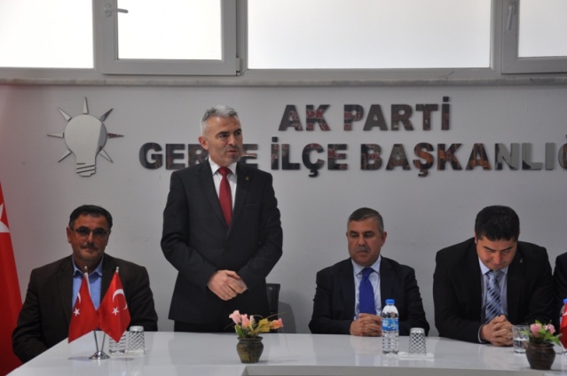 Nazım Maviş Tebrik Ziyareti Gerze Belediyesi