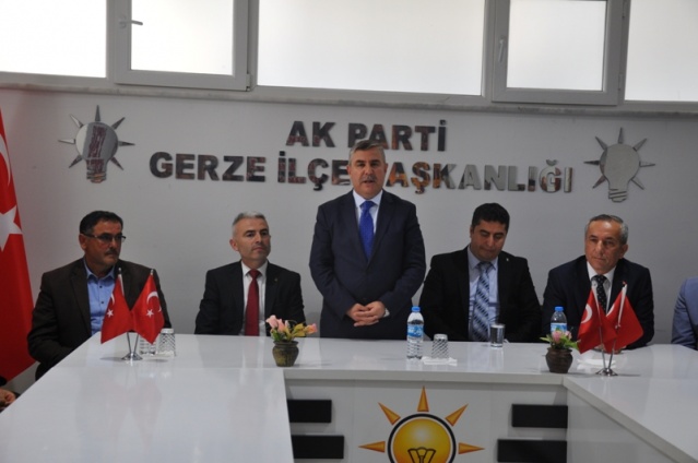 Nazım Maviş Tebrik Ziyareti Gerze Belediyesi