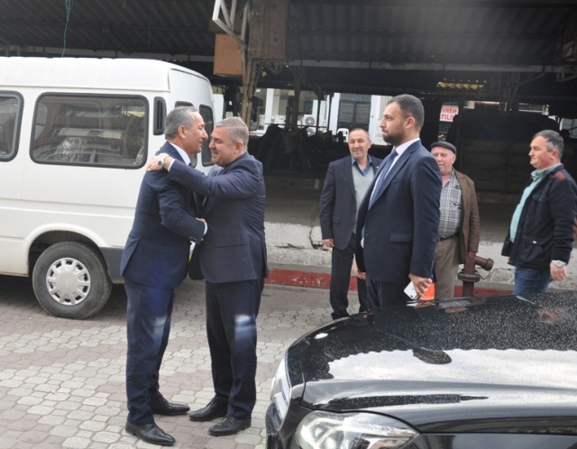 Nazım Maviş Tebrik Ziyareti Gerze Belediyesi