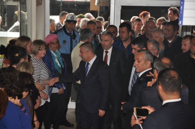 Nazım Maviş Tebrik Ziyareti Gerze Belediyesi
