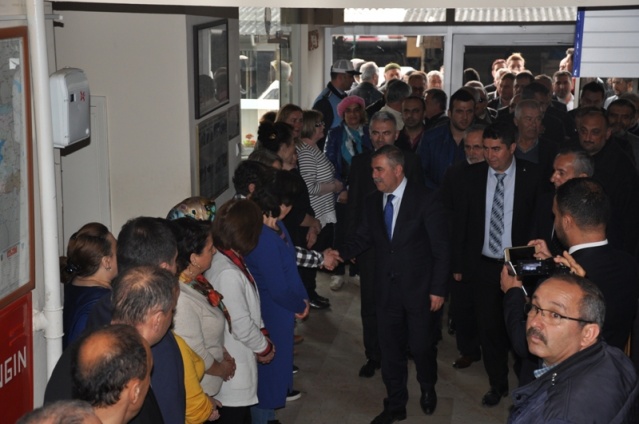 Nazım Maviş Tebrik Ziyareti Gerze Belediyesi