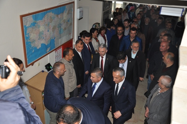 Nazım Maviş Tebrik Ziyareti Gerze Belediyesi