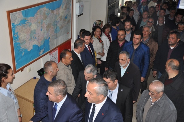 Nazım Maviş Tebrik Ziyareti Gerze Belediyesi