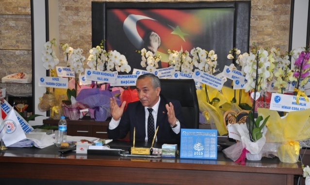 Nazım Maviş Tebrik Ziyareti Gerze Belediyesi