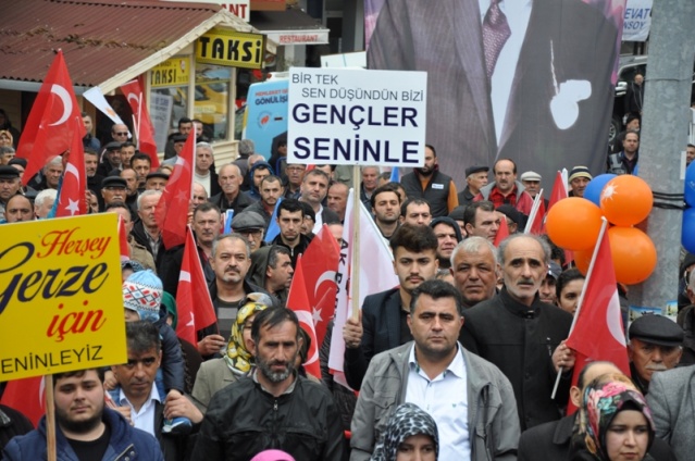 CEVAT ŞENSOY GERZE MİTİNG