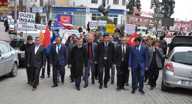 CEVAT ŞENSOY GERZE MİTİNG