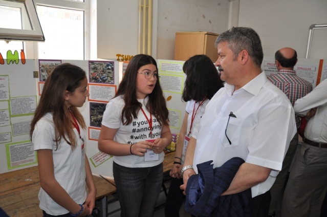 Atatürk Ortaokulu Tübitak Bilim Fuarı