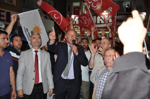 24 Haziran Seçimi Ak Parti MHP Kutlama