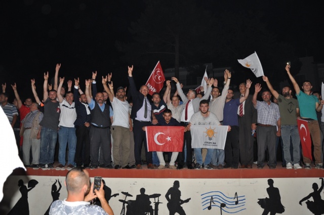 24 Haziran Seçimi Ak Parti MHP Kutlama