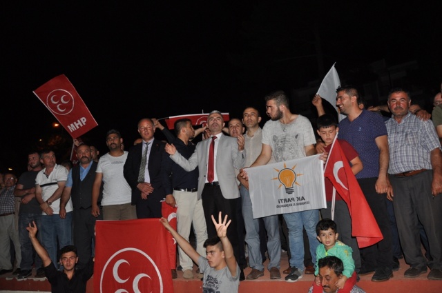 24 Haziran Seçimi Ak Parti MHP Kutlama