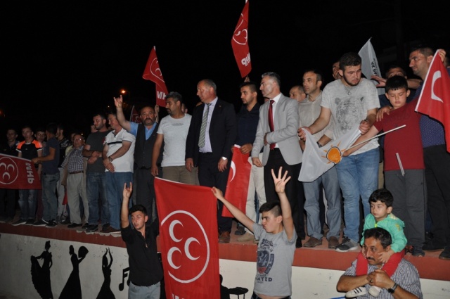 24 Haziran Seçimi Ak Parti MHP Kutlama