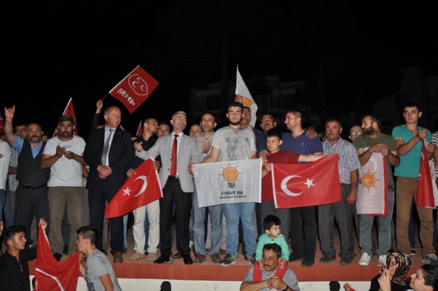 24 Haziran Seçimi Ak Parti MHP Kutlama
