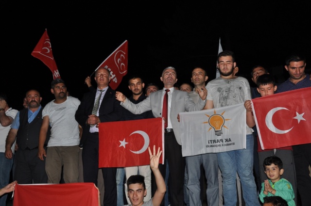 24 Haziran Seçimi Ak Parti MHP Kutlama
