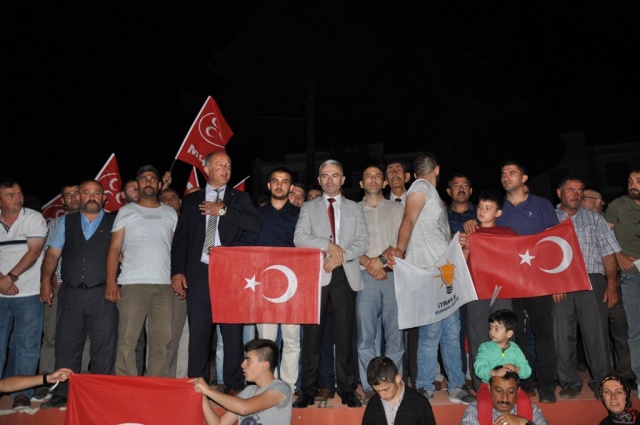 24 Haziran Seçimi Ak Parti MHP Kutlama