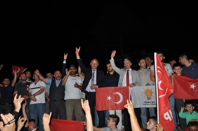 24 Haziran Seçimi Ak Parti MHP Kutlama