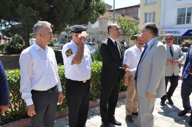 Sinop Valisi Gerze'ye geldi
