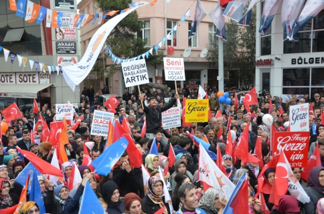 CEVAT ŞENSOY GERZE MİTİNG