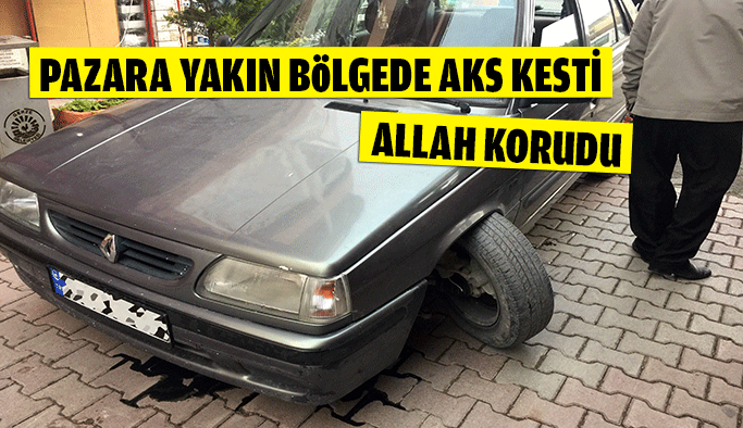 Pazar Yerine Yakın Bir Yerde Aks Kesti