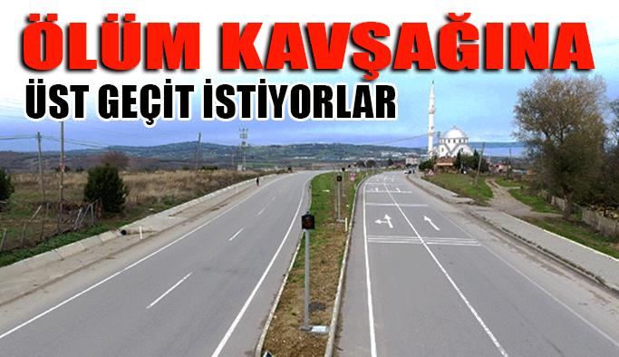 Üç Kişinin Öldüğü Kavşağa Üst Geçit İstiyorlar