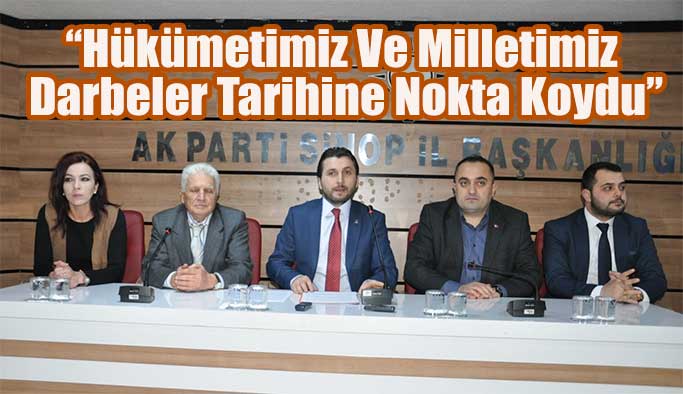 Ak Parti Sinop İl Başkanlığı'ndan 28 Şubat Açıklaması