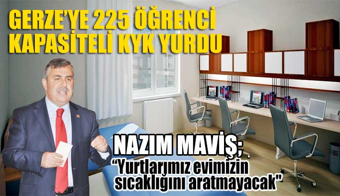 Gerze'ye 225 Öğrenci Kapasiteli KYK Yurdu