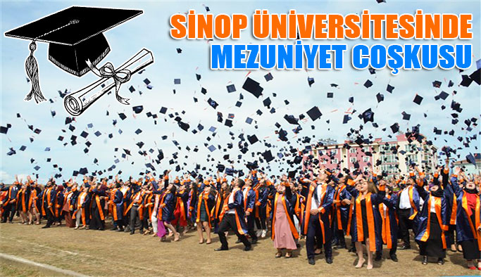 Sinop Üniversitesi’nde Mezuniyet Coşkusu
