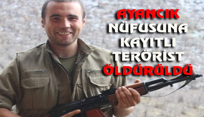 PKK'ya katılan Ayancıklı terörist öldürüldü