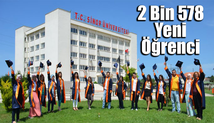 2 Bin 578 yeni öğrenci Sinop Üniversitesini tercih etti