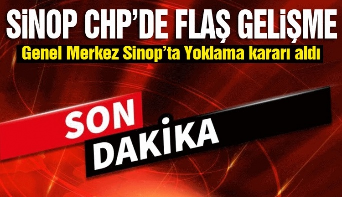 CHP Sinop'ta eğilim yoklaması yapacak