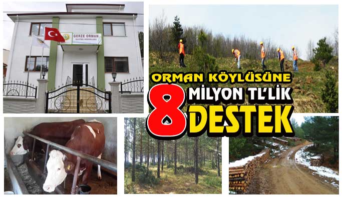 Orman Köylüsüne 8 Milyon TL Katkı Sağlandı
