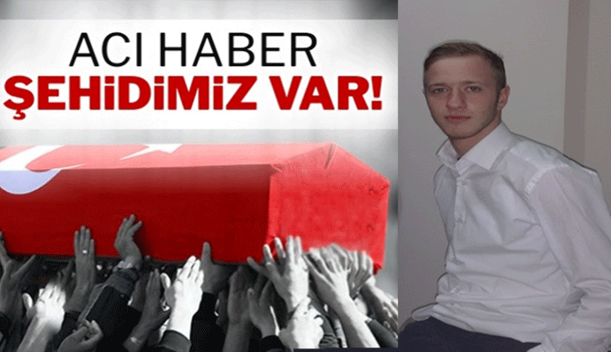Sinoplu Mücahit Ülgen bugün Kuzey Irak'ta şehit düştü