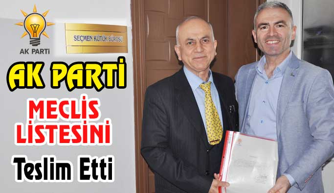 Listeler Seçim Kuruluna Teslim Edildi