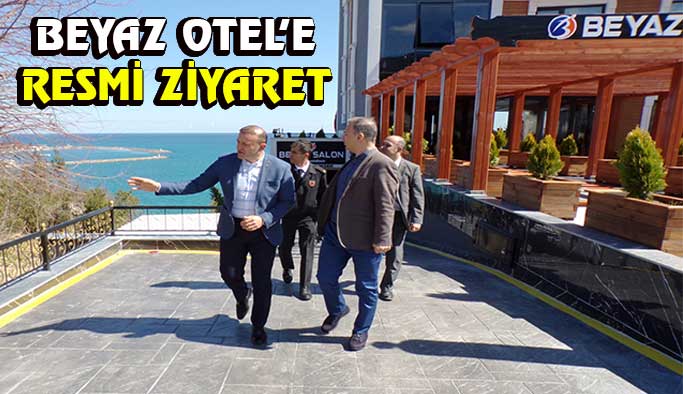 Beyaz Otel’e Gerze Protokolünden ziyaret
