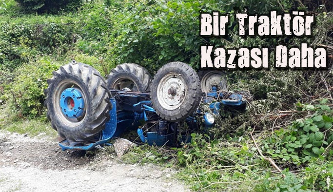 Türkmen Köyü Mevkiinde Traktör Kazası