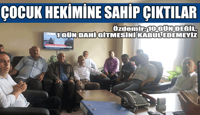 Siyasiler ve Halk Doktoruna Sahip Çıktı