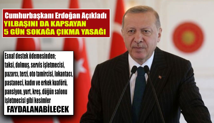 Cumhurbaşkanı Erdoğan Duyurdu: Esnafa Vergi ve Kira Desteği