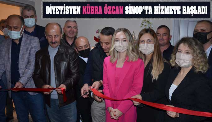 Diyetisyen Kübra Özcan, Sinop'ta Hizmete Başladı