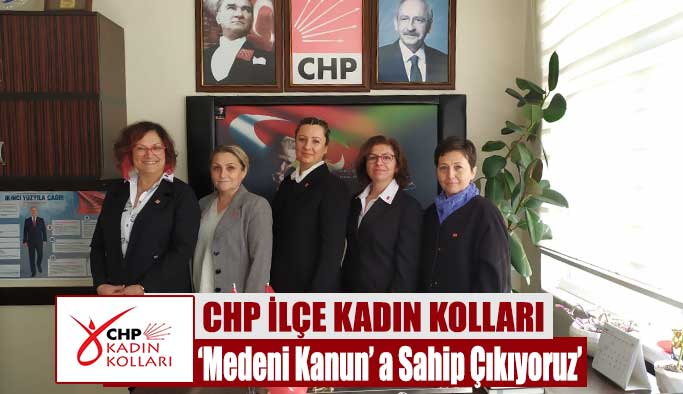 CHP Gerze İlçe Kadın Kolları, Türk Medeni Kanunu’nun yıl dönümünü unutmadı