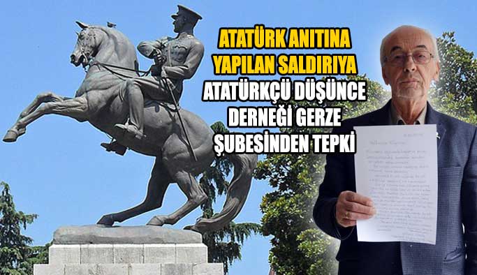 Gerze ADD’ den, Atatürk Heykeline Yapılan Saldırıya Kınama