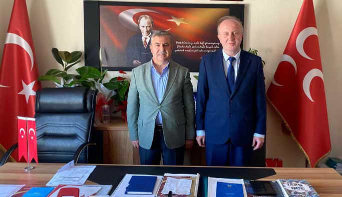 Maviş’ten MHP İl Başkanı Çınar’a Hayırlı Olsun Ziyareti
