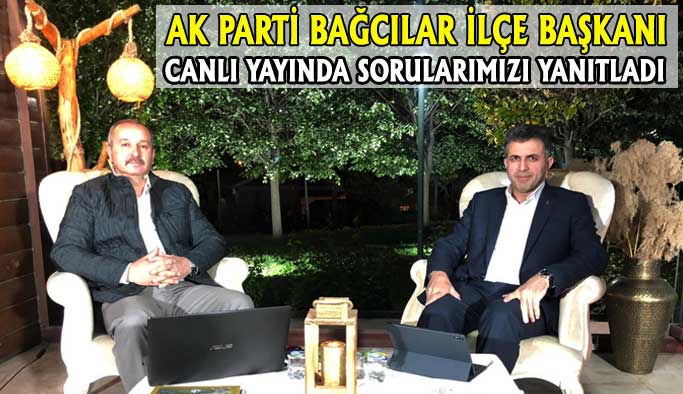 Bağcılar İlçe Başkanı, Canlı Yayında Soruları Yanıtladı