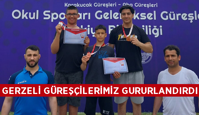 Güreşçilerimiz Türkiye Şampiyonasından madalyalarla döndüler