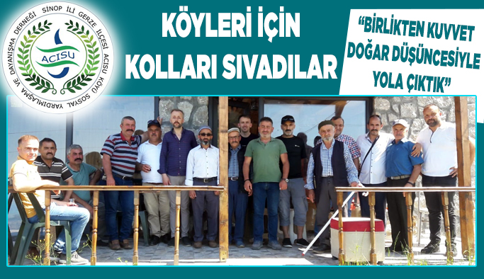 Acısulular köklerini güçlendiriyor: Dernek çatısı altında bir araya geldiler