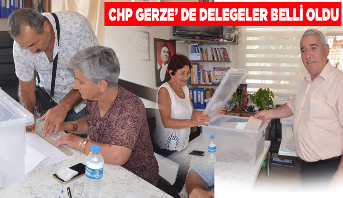 CHP Gerze’ de 91 delege belli oldu