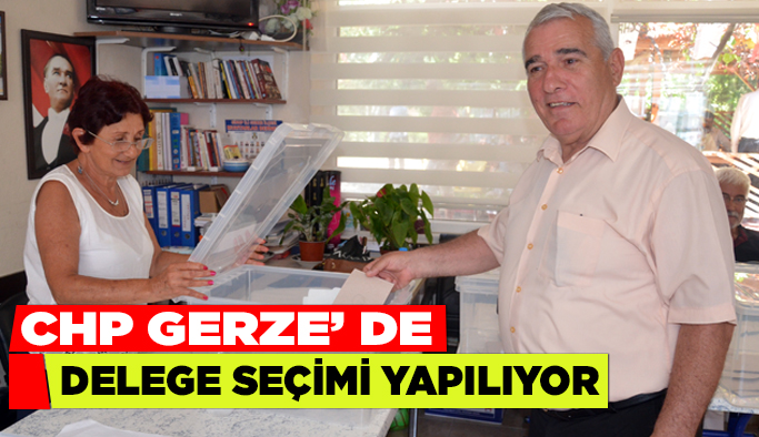 CHP Gerze’ de Delege Seçimleri Yapılıyor