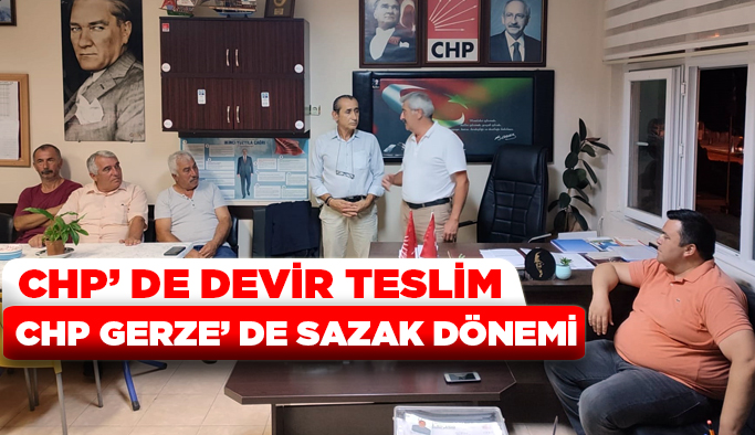 CHP Gerze’ de görev teslim töreni gerçekleşti