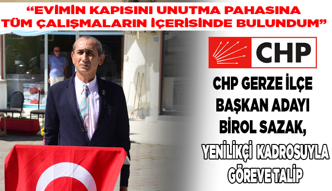 Sazak, Yenilikçi Genç Kadrosuyla Göreve Talip