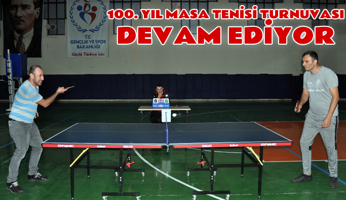 Gerze’ de 100. Yıl Cumhuriyet Kupası Masa tenisi turnuvaları devam ediyor