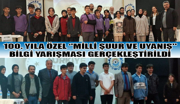 Gerze' de Cumhuriyetin 100. yılına özel bilgi yarışması