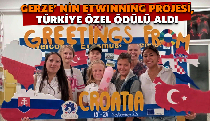 Gerze’ nin eTwinning Projesi, Türkiye birincisi oldu